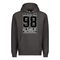 Smoke Made in 98 22 Years Of Awesomeness Premium Hoodie - Bettercallsaul