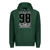 Sports Green Made in 98 22 Years Of Awesomeness Premium Hoodie - Bettercallsaul