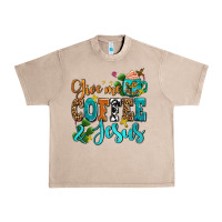 French Oak gıve me coffee and jesus Urban Heavy Tee - AdoDesignShop