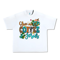 White gıve me coffee and jesus Urban Heavy Tee - AdoDesignShop