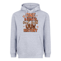Heather Grey one month can't hold our history Heavyweight Hoodie - LillyAllenDesigns