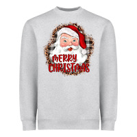 Heather Grey merry christmas santa Heavyweight Sweatshirt - JahusDesignShop