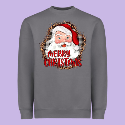 Merry Christmas Santa Heavyweight Sweatshirt Designed By Jahusdesignshop