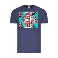 Vintage Denim floral mama Vintage Tee - AdoDesignShop