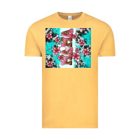 Vintage Mustard floral mama Vintage Tee - AdoDesignShop
