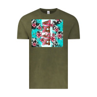 Vintage Olive floral mama Vintage Tee - AdoDesignShop