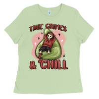 Matcha true crimes & chill Ladies Tee - MaliasSmallBusiness