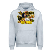 Heather Grey i am black history Urban Hoodie - CowGirlArtShop