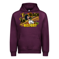 Mauve Wine i am black history Urban Hoodie - CowGirlArtShop