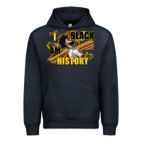 Navy i am black history Urban Hoodie - CowGirlArtShop