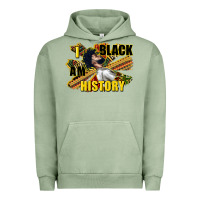 Pigment Oil Green i am black history Urban Hoodie - CowGirlArtShop