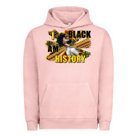 Pigment Salmon i am black history Urban Hoodie - CowGirlArtShop