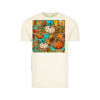 Vintage Arctic fall pumpkin seamless pattern Vintage Tee - BundleAndBundleShop
