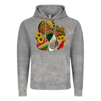 Cloud Rock mexico heart and sunflower Vintage Hoodie - HRA Design Shop