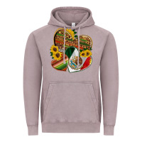 Vintage Zinc mexico heart and sunflower Vintage Hoodie - HRA Design Shop