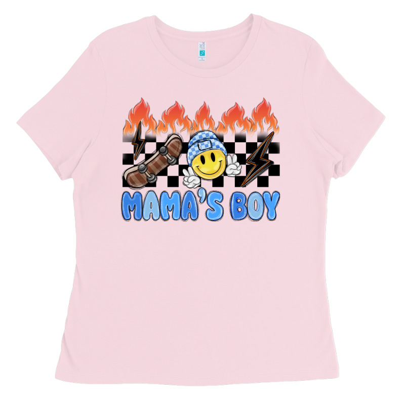 Mama's Boy Ladies Tee by MaliasSmallBusiness | Teevron