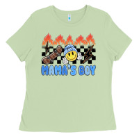 Matcha mama's boy Ladies Tee - MaliasSmallBusiness