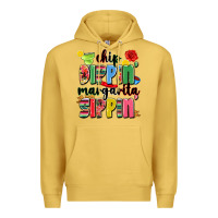 Antique Gold chip dippin' margarita sippin' Premium Hoodie - JahusDesignShop