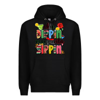 Black chip dippin' margarita sippin' Premium Hoodie - JahusDesignShop