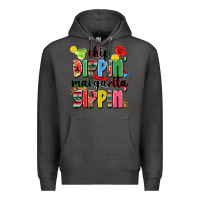 Charcoal Heather chip dippin' margarita sippin' Premium Hoodie - JahusDesignShop