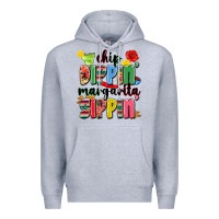 Heather Grey chip dippin' margarita sippin' Premium Hoodie - JahusDesignShop