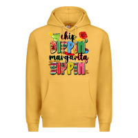 Mustard chip dippin' margarita sippin' Premium Hoodie - JahusDesignShop