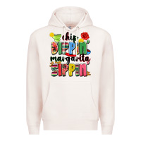 Pale Pink chip dippin' margarita sippin' Premium Hoodie - JahusDesignShop