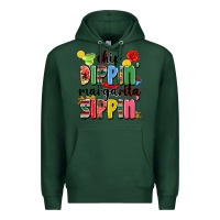 Sports Green chip dippin' margarita sippin' Premium Hoodie - JahusDesignShop