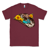 Burgundy cowboy hat Classic Tee - AdoDesignShop