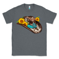 Charcoal Heather cowboy hat Classic Tee - AdoDesignShop
