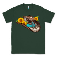 Sports Green cowboy hat Classic Tee - AdoDesignShop
