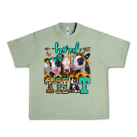 Oil Green herd that heifers Urban Heavy Tee - Jasminsmagicworld