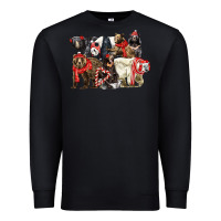 Black Christmas Bear Family Premium Sweatshirt - LillyAllenDesigns