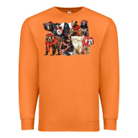 Carrot Christmas Bear Family Premium Sweatshirt - LillyAllenDesigns