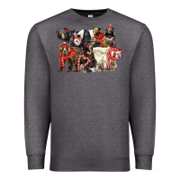 Charcoal Heather Christmas Bear Family Premium Sweatshirt - LillyAllenDesigns