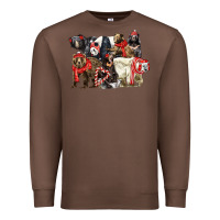 Chestnut Christmas Bear Family Premium Sweatshirt - LillyAllenDesigns