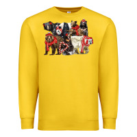 Lemon Christmas Bear Family Premium Sweatshirt - LillyAllenDesigns