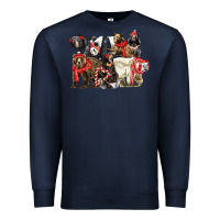 Navy Christmas Bear Family Premium Sweatshirt - LillyAllenDesigns