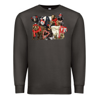 Smoke Christmas Bear Family Premium Sweatshirt - LillyAllenDesigns