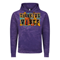 Cloud Purple thankful vibes Vintage Hoodie - FaDigitalArtStudio