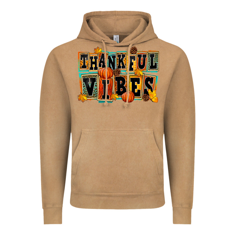 Thankful Vibes Vintage Hoodie by FaDigitalArtStudio | Teevron