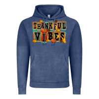 Vintage Denim thankful vibes Vintage Hoodie - FaDigitalArtStudio
