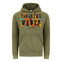Vintage Olive thankful vibes Vintage Hoodie - FaDigitalArtStudio
