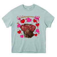 Arona Valentine's day  labrador retriever Heavy Core Tee - RanaPortraitStore