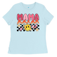 Baby Blue mama Ladies Tee - MaliasSmallBusiness