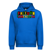 Cobalt freedom juneteenth Urban Hoodie - CowGirlArtShop