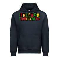 Navy freedom juneteenth Urban Hoodie - CowGirlArtShop