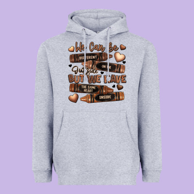 We Can Be Different On The Outside But We Have The Heavyweight Hoodie Designed By Lillyallendesigns