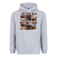 Heather Grey we can be different on the outside but we have the Heavyweight Hoodie - LillyAllenDesigns