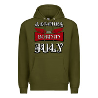 Army Green Legends are born in July Premium Hoodie - Bettercallsaul